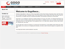 Tablet Screenshot of gogofleece.com